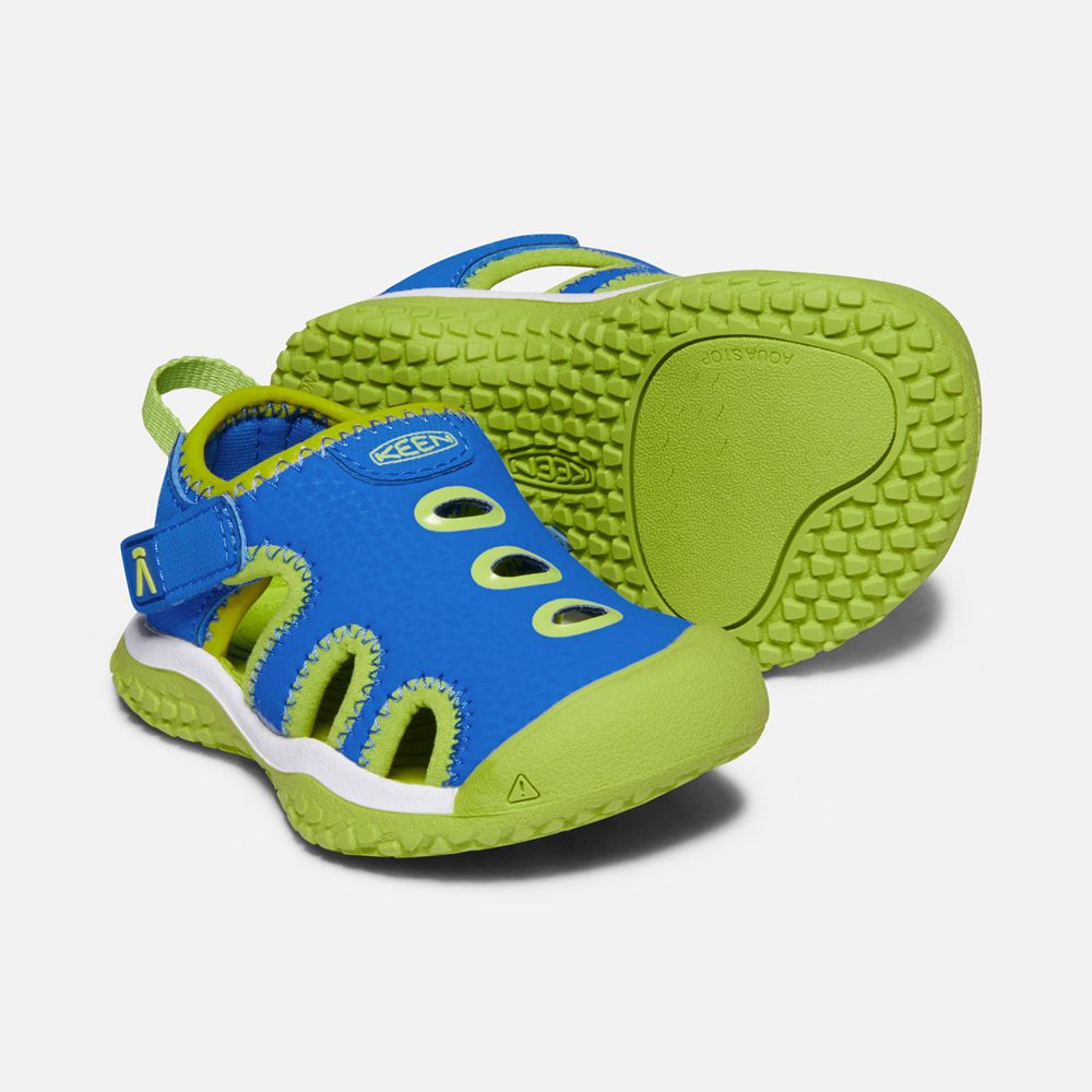 Sandalias Keen Mexico Azules/Verdes - Niños Stingray - XG7189534